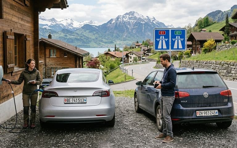 Voiture électrique vs thermique: le vrai coût sur cinq ans en Suisse