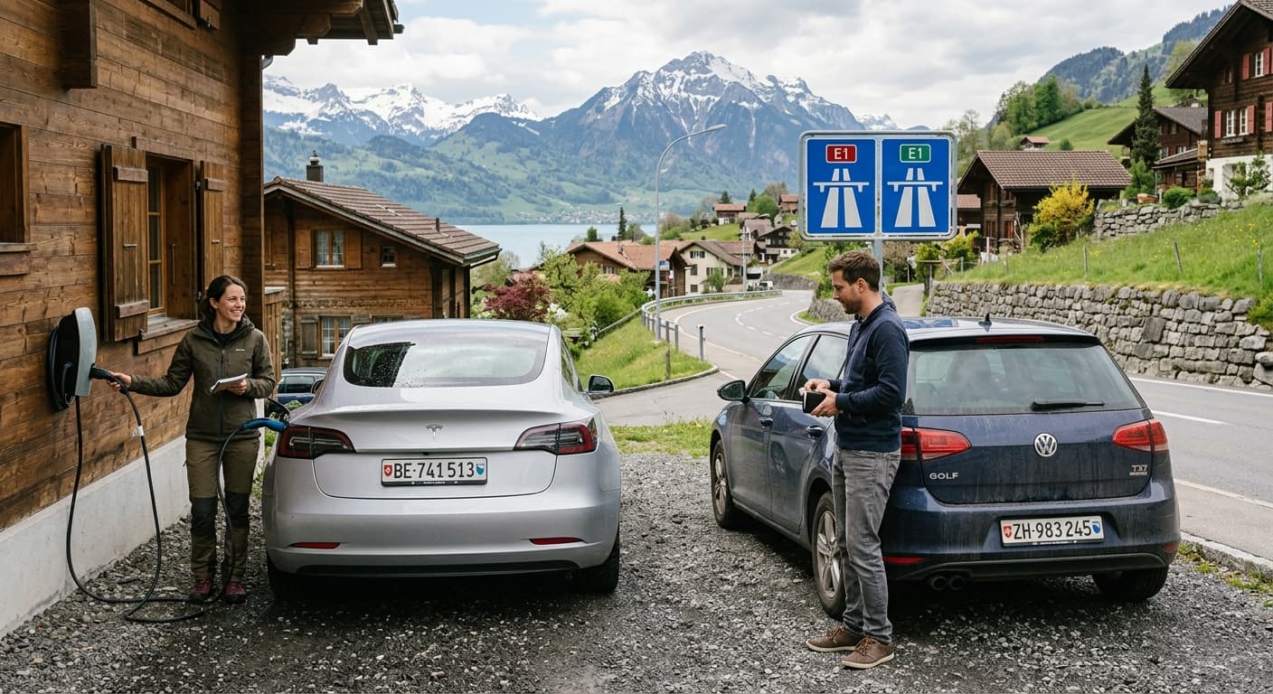 Voiture électrique vs thermique: le vrai coût sur cinq ans en Suisse
