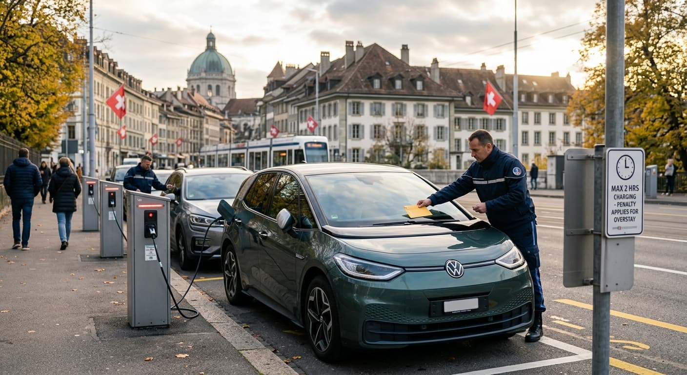Bruxelles sanctionne les VE branchés trop longtemps, un modèle pour la Suisse